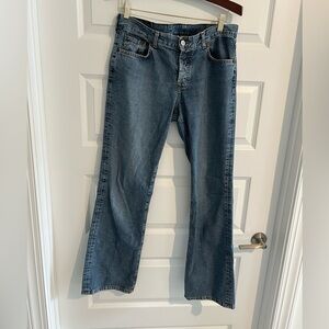 Lucky Brand Vintage Easy Rider Bootcut Jeans Y2K Button Fly Blue Size 8 / 29